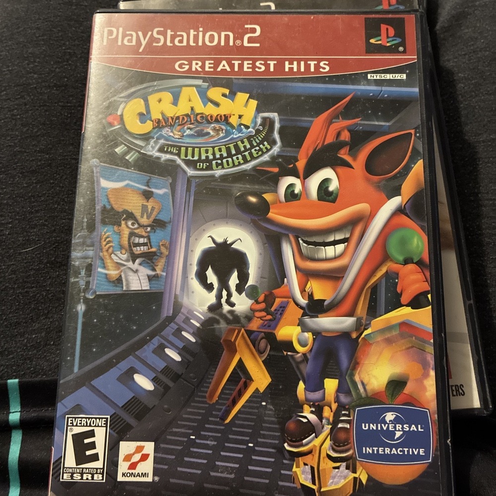 Universal Interactive Crash Bandicoot: Wrath of Cortex PS2 Action No Book Tested